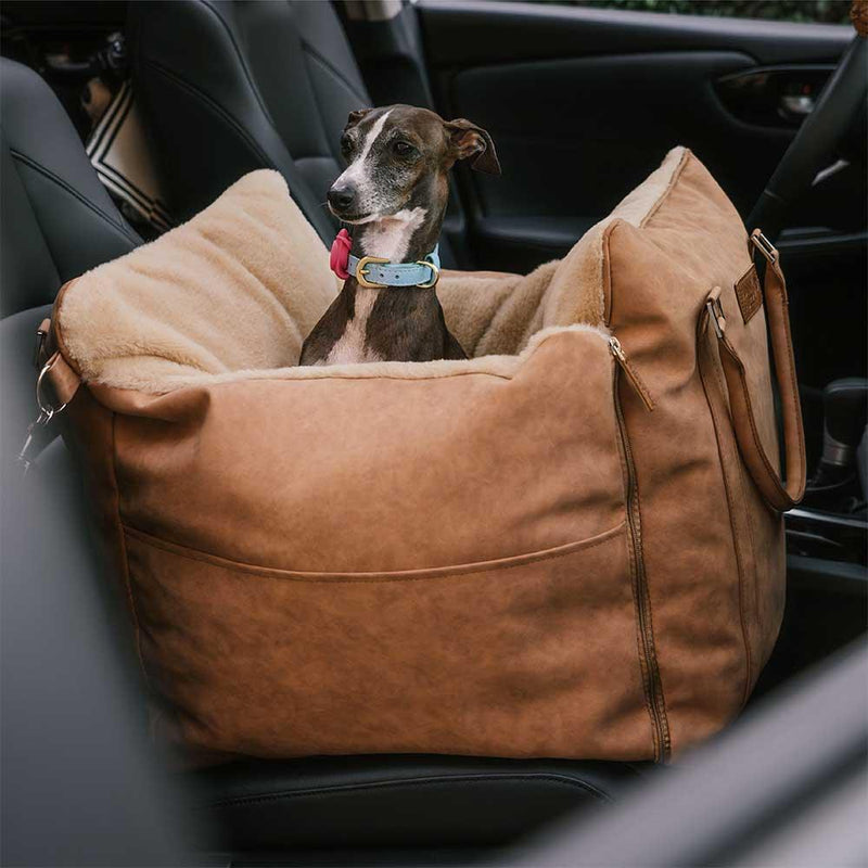 Cama de pet para carro, fofo, seguro e antiderrapante