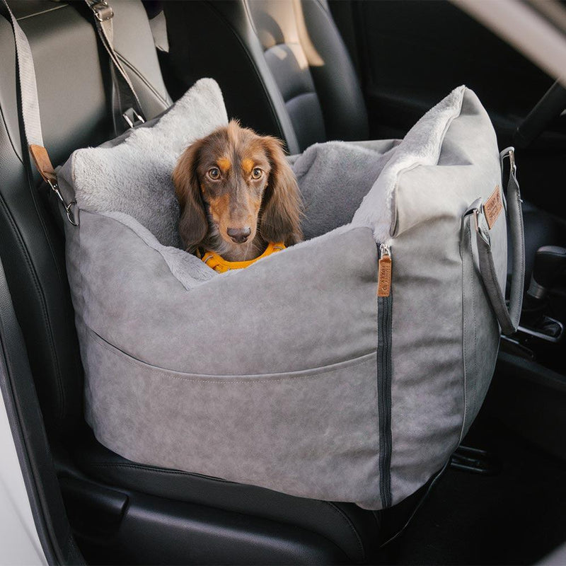 Cama de pet para carro, fofo, seguro e antiderrapante