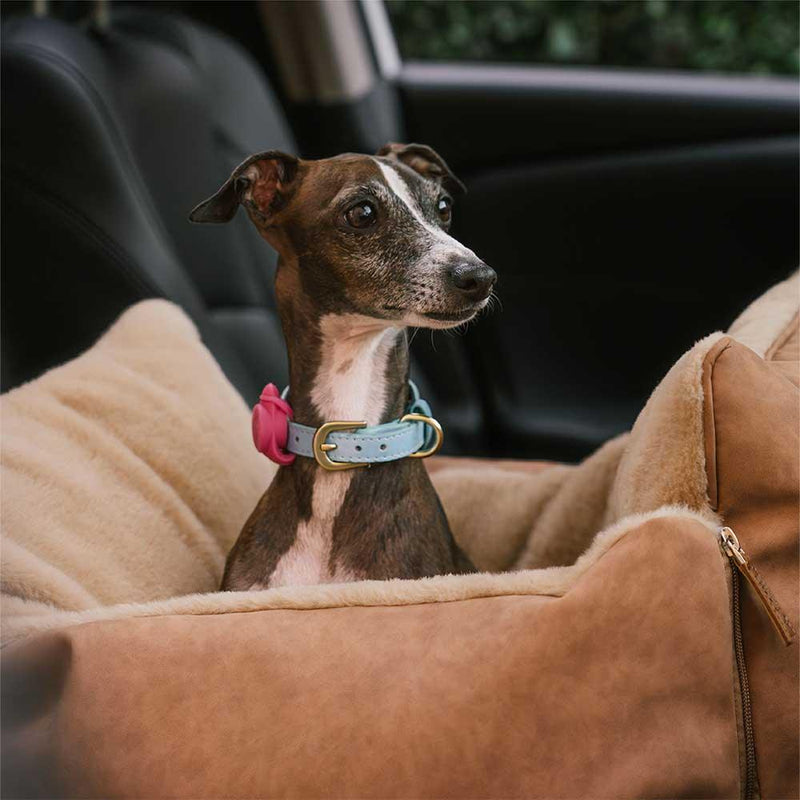 Cama de pet para carro, fofo, seguro e antiderrapante