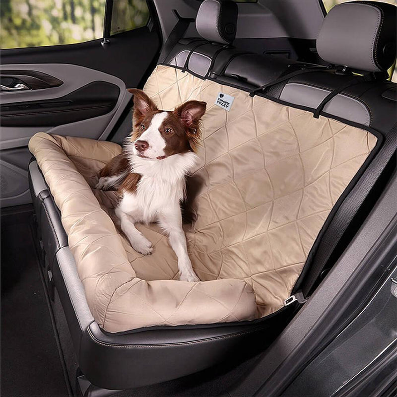 Capa de carro com cama para cachorro