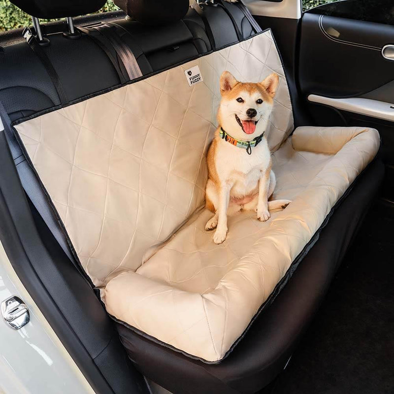 Capa de carro com cama para cachorro