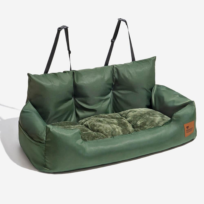 Capa de carro com cama para cachorro