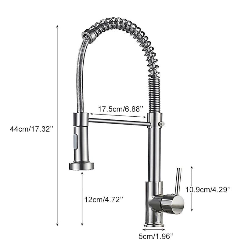 Torneira Gourmet Cozinha Monocomando Luxo Inox